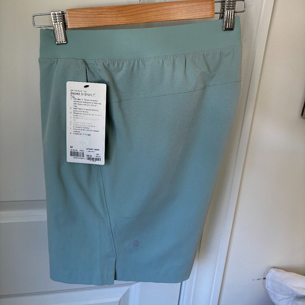 lululemon athletica Mens Zeroed In Shorts 7" Linerless Size Medium